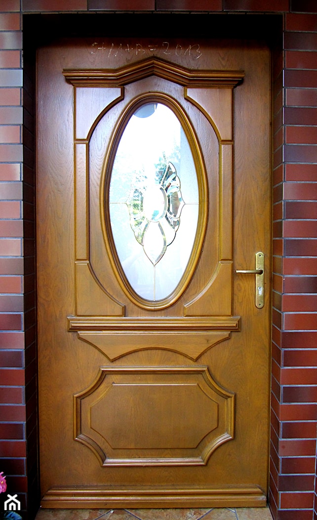 Drzwi zewnętrzne tradycyjne - zdjęcie od pieruszka.pl - Homebook