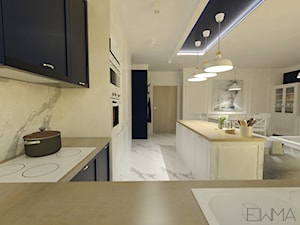Projekt wnętrza mieszkania w Krakowie 42 m2 - Kuchnia - zdjęcie od EWMAarchitekci