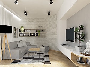 Warszawa Targówek 73m2 - Salon - zdjęcie od Alternatywne Studio