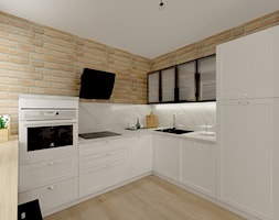 biała kuchnia - zdjęcie od Projektowanie wnętrz Olga Januszkiewicz - Homebook