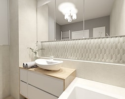 nowoczesna łazienka z wanną - zdjęcie od Projektowanie wnętrz Olga Januszkiewicz - Homebook