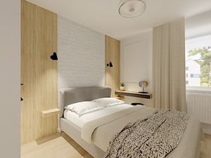 jasna sypialnia - zdjęcie od Projektowanie wnętrz Olga Januszkiewicz