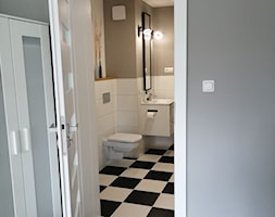 łazienka w kawalerce - zdjęcie od Projektowanie wnętrz Olga Januszkiewicz - Homebook