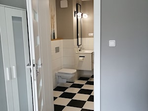 łazienka w kawalerce - zdjęcie od Projektowanie wnętrz Olga Januszkiewicz
