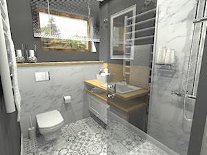 metamorfoza łazienki - zdjęcie od Projektowanie wnętrz Olga Januszkiewicz