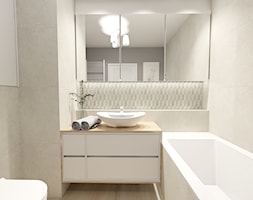 nowoczesna łazienka z wanną - zdjęcie od Projektowanie wnętrz Olga Januszkiewicz - Homebook