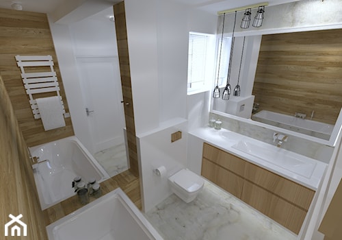 nowoczesna łazienka - zdjęcie od Projektowanie wnętrz Olga Januszkiewicz