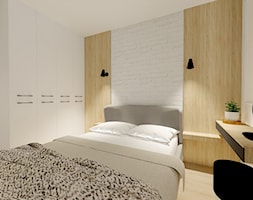 sypialnia w bloku - zdjęcie od Projektowanie wnętrz Olga Januszkiewicz - Homebook