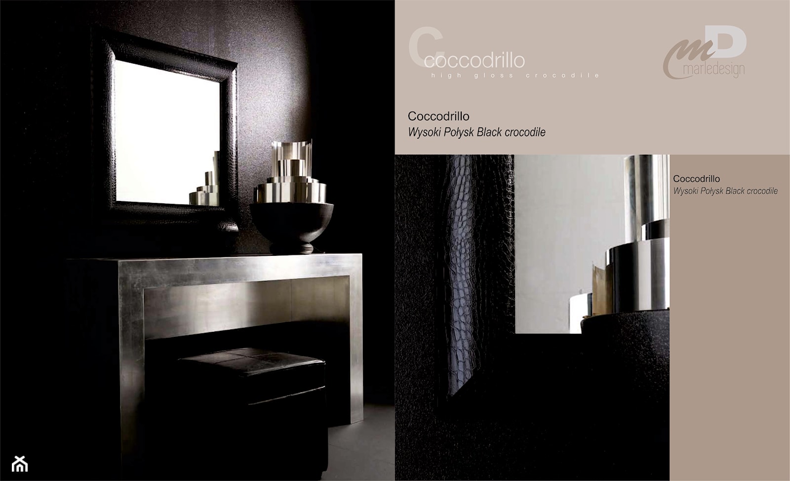 Coccodrillo czarne - zdjęcie od Marle Design - Homebook