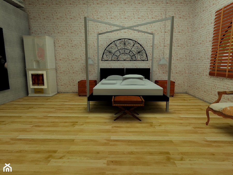 Loft - Sypialnia, styl nowoczesny - zdjęcie od Pracownia Projektowa Studio Wnętrze