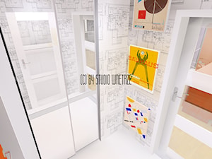 Wnętrze a'la Mondrian - Hol / przedpokój, styl minimalistyczny - zdjęcie od Pracownia Projektowa Studio Wnętrze