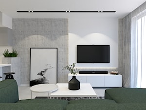 Mieszkanie w Katowicach | III | Bytkowska Park - Salon, styl minimalistyczny - zdjęcie od STUDIO KUGO