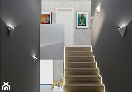 Dom w Siewierzu - Schody, styl nowoczesny - zdjęcie od STUDIO KUGO