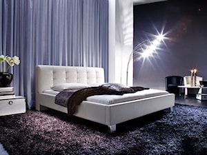 łóżko BELLONA (białe lub czarne) - zdjęcie od MEBEL4U.PL