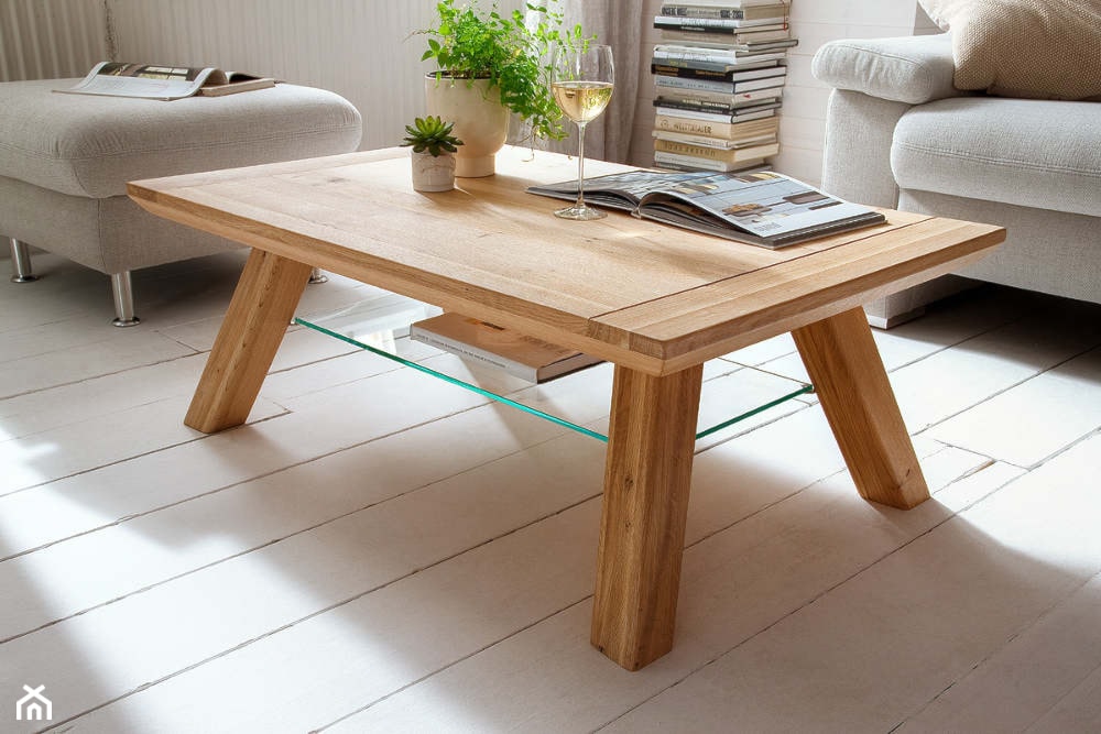 Drewniwny stolik kawowy NORA - zdjęcie od MEBEL4U.PL - Homebook