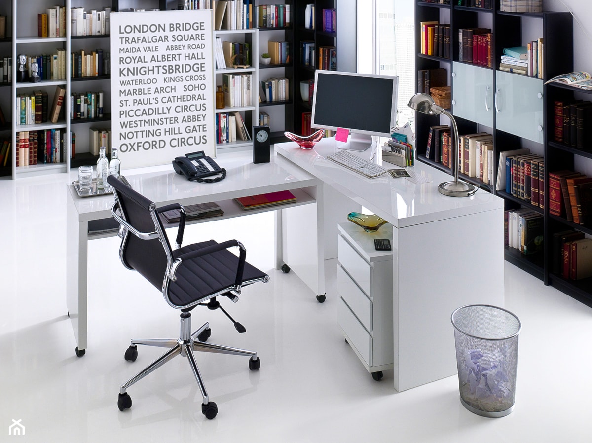 MIKE XL - ruchome biurko na kółkach - zdjęcie od MEBEL4U.PL - Homebook