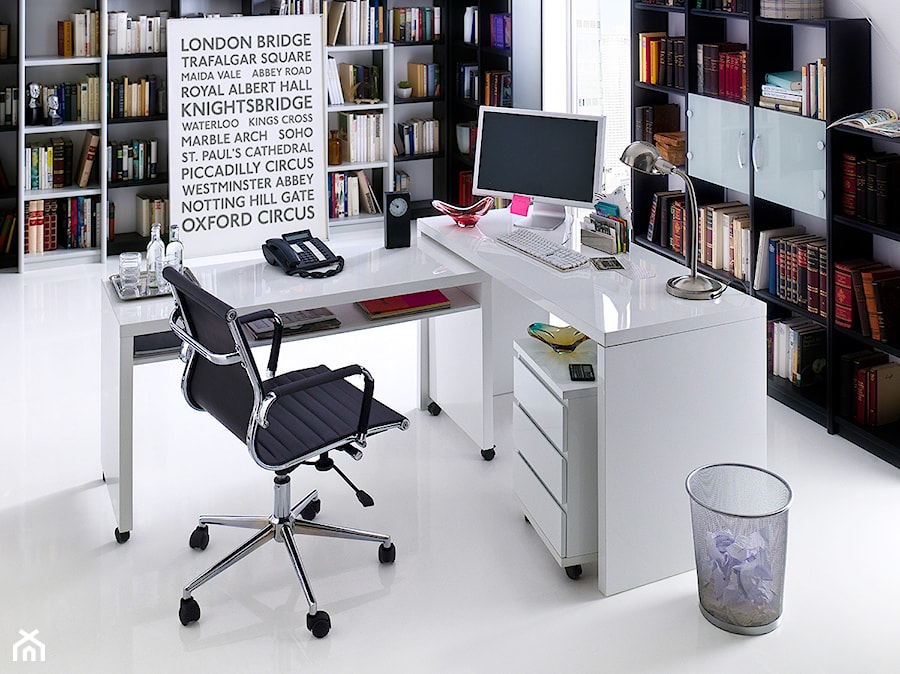 MIKE XL - ruchome biurko na kółkach - zdjęcie od MEBEL4U.PL