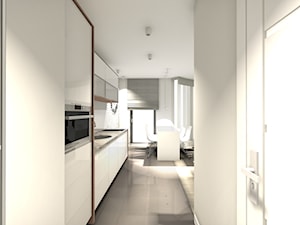 Nadmorski Apartamentu 2 - Kuchnia, styl nowoczesny - zdjęcie od D-SIGN