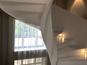 #schody z prefabrykatów - Schody, styl glamour - zdjęcie od a.p.rud schody