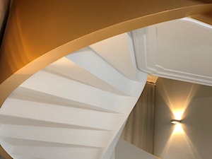 #schody z prefabrykatów - Schody, styl glamour - zdjęcie od a.p.rud schody