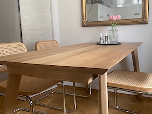 Stół dębowy na drewnianych nogach CORTEZ II - zdjęcie od RaWood Premium Furniture