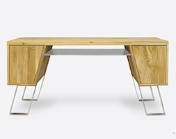 Nowoczesne biurko biurowe drewniane do gabinetu BORA I - zdjęcie od RaWood Premium Furniture - Homebook