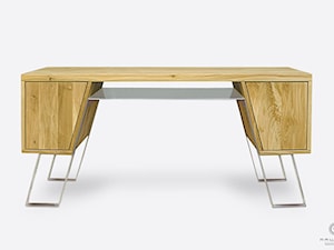 Nowoczesne biurko biurowe drewniane do gabinetu BORA I - zdjęcie od RaWood Premium Furniture