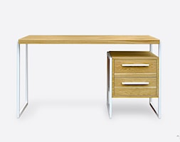 Biurko industrialne drewniane z metalowymi nogami do biura GERDA - zdjęcie od RaWood Premium Furniture - Homebook