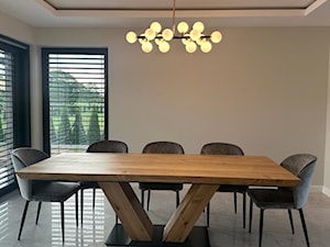 Nowoczesny stół dębowy do jadalni/salonu - zdjęcie od RaWood Premium Furniture