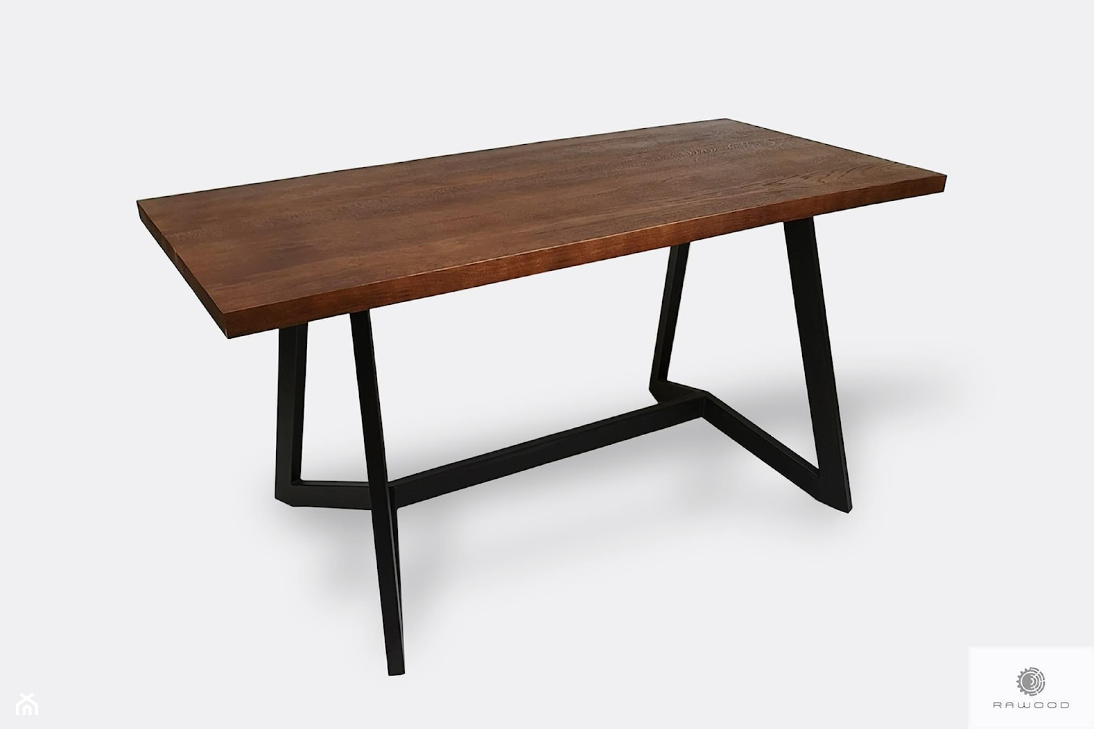 Rustykalny stół z dębowego drewna litego do salonu GERES - zdjęcie od RaWood Premium Furniture - Homebook