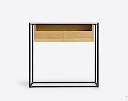 Konsola dębowa loft z szufladami do przedpokoju MERIS - zdjęcie od RaWood Premium Furniture - Homebook