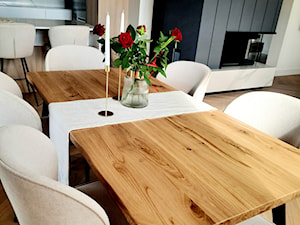 Nowoczesny stół z dębowym blatem VITA II - zdjęcie od RaWood Premium Furniture