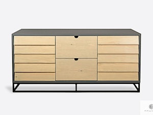 Drewniana komoda szafka RTV z drewna litego ADEO I - zdjęcie od RaWood Premium Furniture