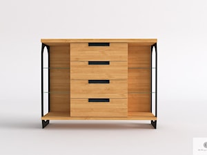 Komoda dębowa z szufladami z drewna litego WALT - zdjęcie od RaWood Premium Furniture