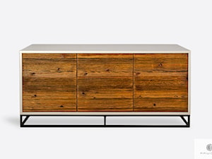 Szafka RTV komoda z litego drewna do salonu ADEO - zdjęcie od RaWood Premium Furniture