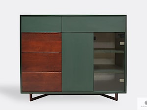 Drewniana komoda z szufladami z drewna litego i płyty laminowanej NORD - zdjęcie od RaWood Premium Furniture