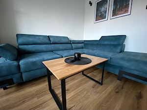 Stolik kawowy z dębowym blatem - zdjęcie od RaWood Premium Furniture