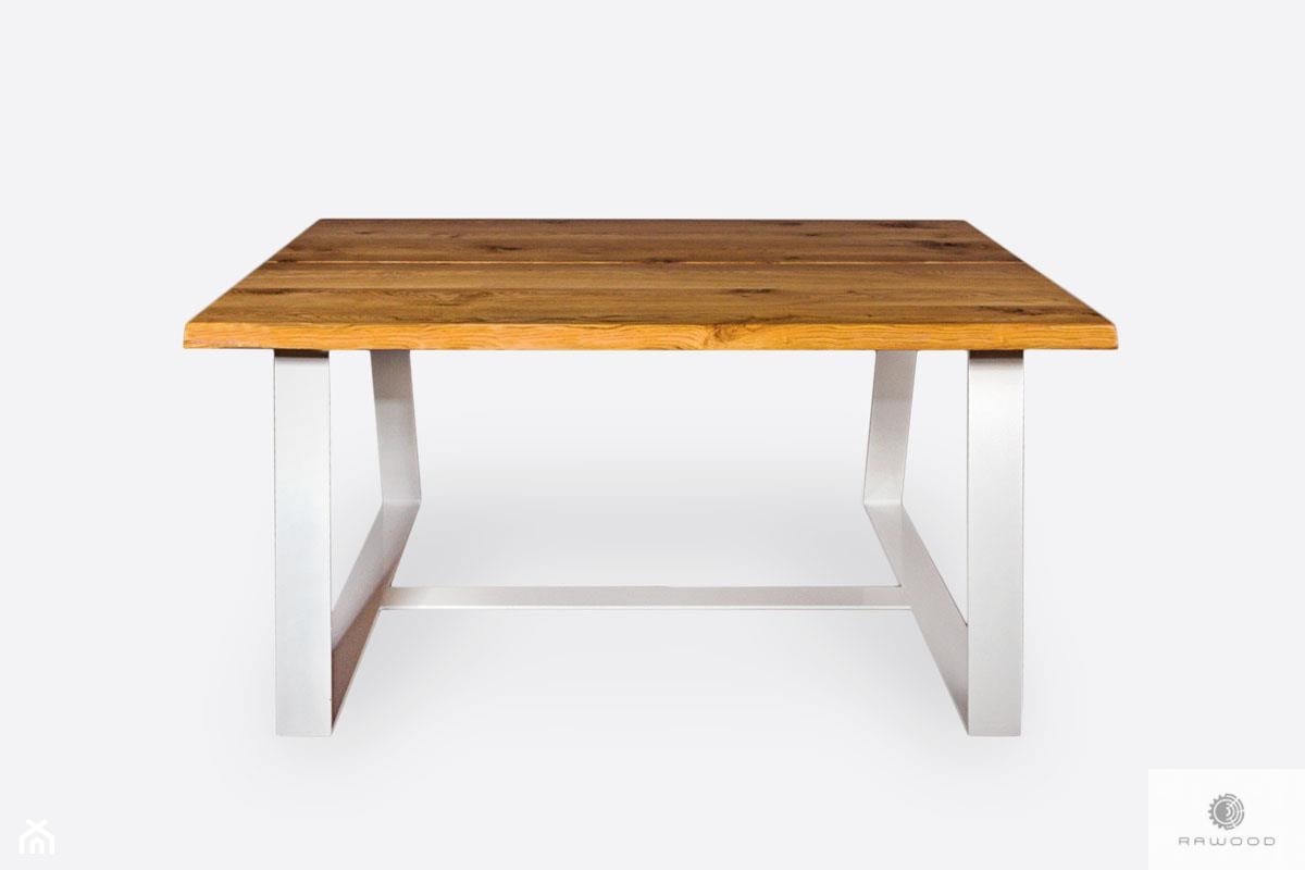 Stół z dębowych bali do jadalni kuchni MERGE - zdjęcie od RaWood Premium Furniture - Homebook