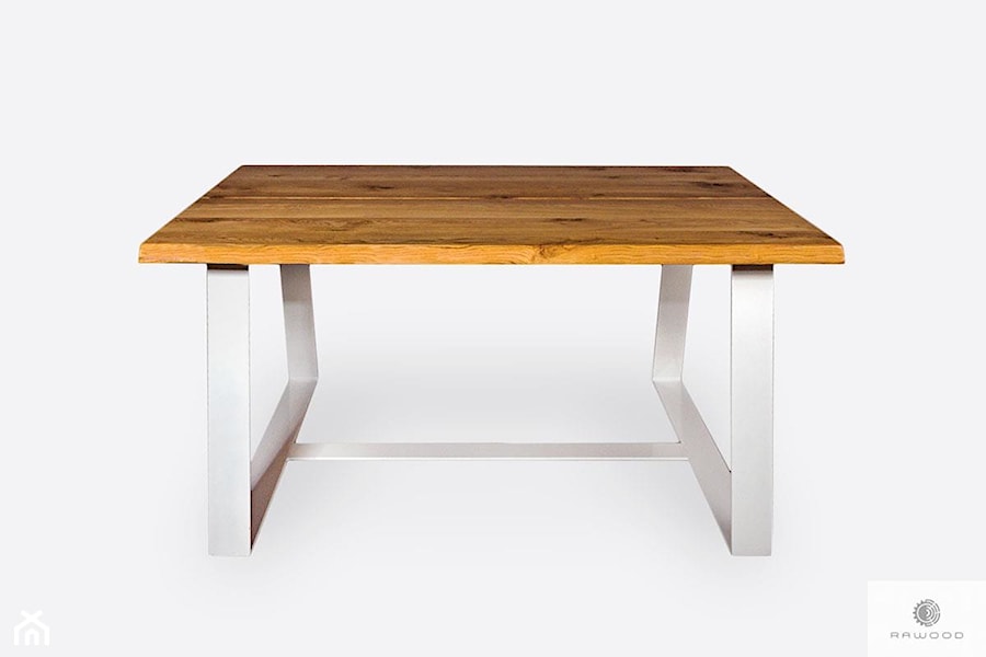 Stół z dębowych bali do jadalni kuchni MERGE - zdjęcie od RaWood Premium Furniture