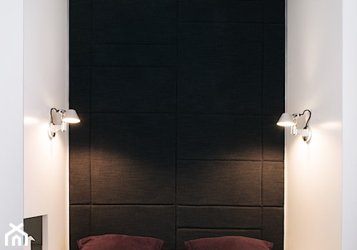 Mieszkanie z "ukrytym' gabinetem - Sypialnia, styl minimalistyczny - zdjęcie od 81.WAW.PL