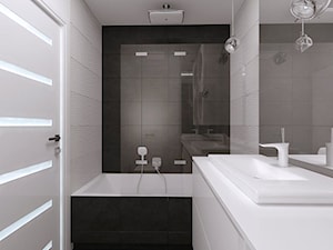 black&white bathroom