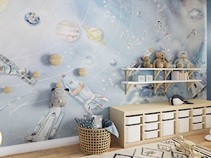 Pokój chłopca z motywem kosmicznym - zdjęcie od Pracownia BM - wnętrza dziecięce, meble