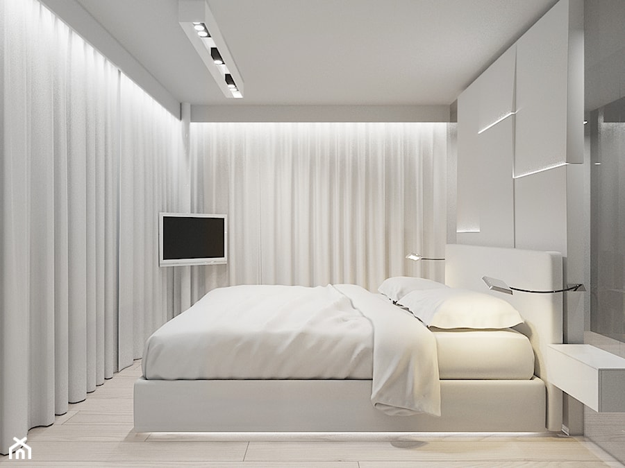 PROJEKT 6 - Sypialnia, styl nowoczesny - zdjęcie od muc&scott interiors