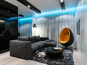 PROJEKT 5 - Salon, styl nowoczesny - zdjęcie od muc&scott interiors
