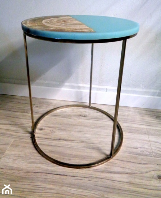 stolik kawowy topola i żywica - zdjęcie od ForRest-Concept - Homebook