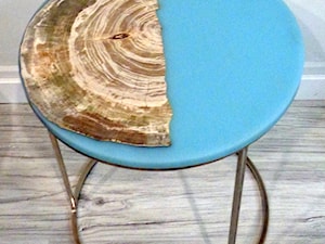 stolik kawowy topola i żywica - zdjęcie od ForRest-Concept