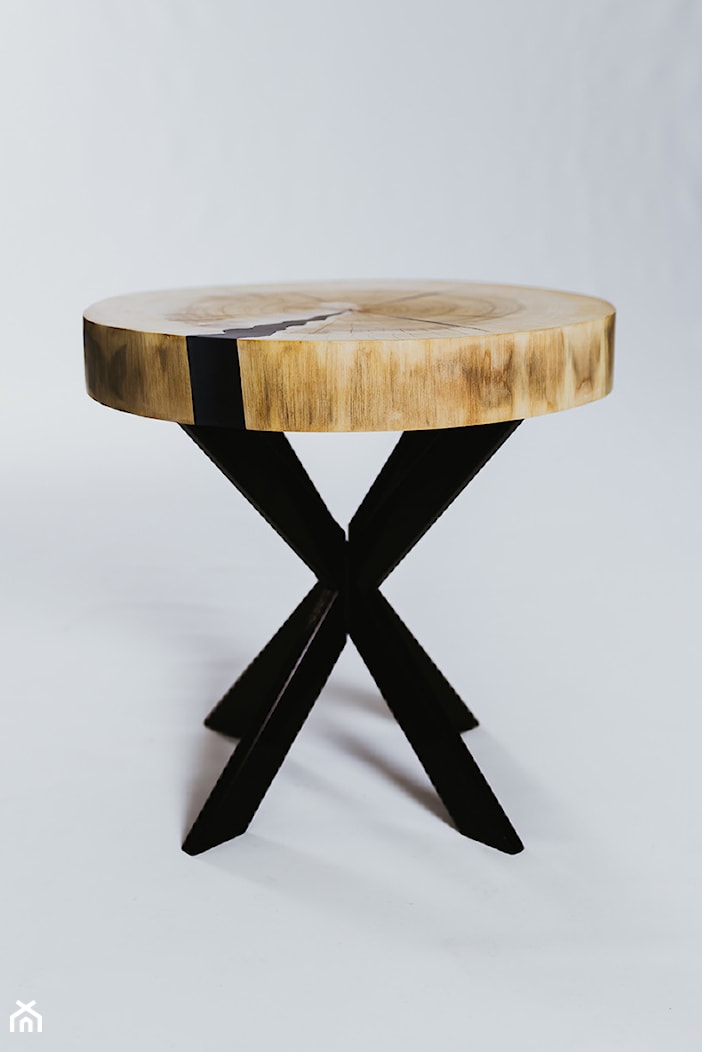 Stolik kawowy topolowy A, kolekcja LATA W SŁOJCH - zdjęcie od ForRest-Concept - Homebook