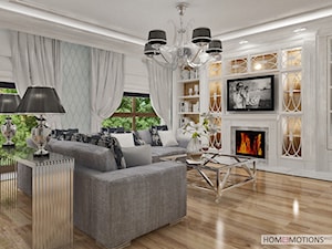 New York style - Salon, styl glamour - zdjęcie od Homeemotions.architects