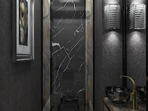 Nowoczesna klasyka - Mała z marmurową podłogą łazienka, styl nowoczesny - zdjęcie od Homeemotions.architects