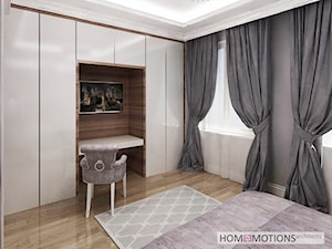 Duża szara sypialnia, styl nowoczesny - zdjęcie od Homeemotions.architects